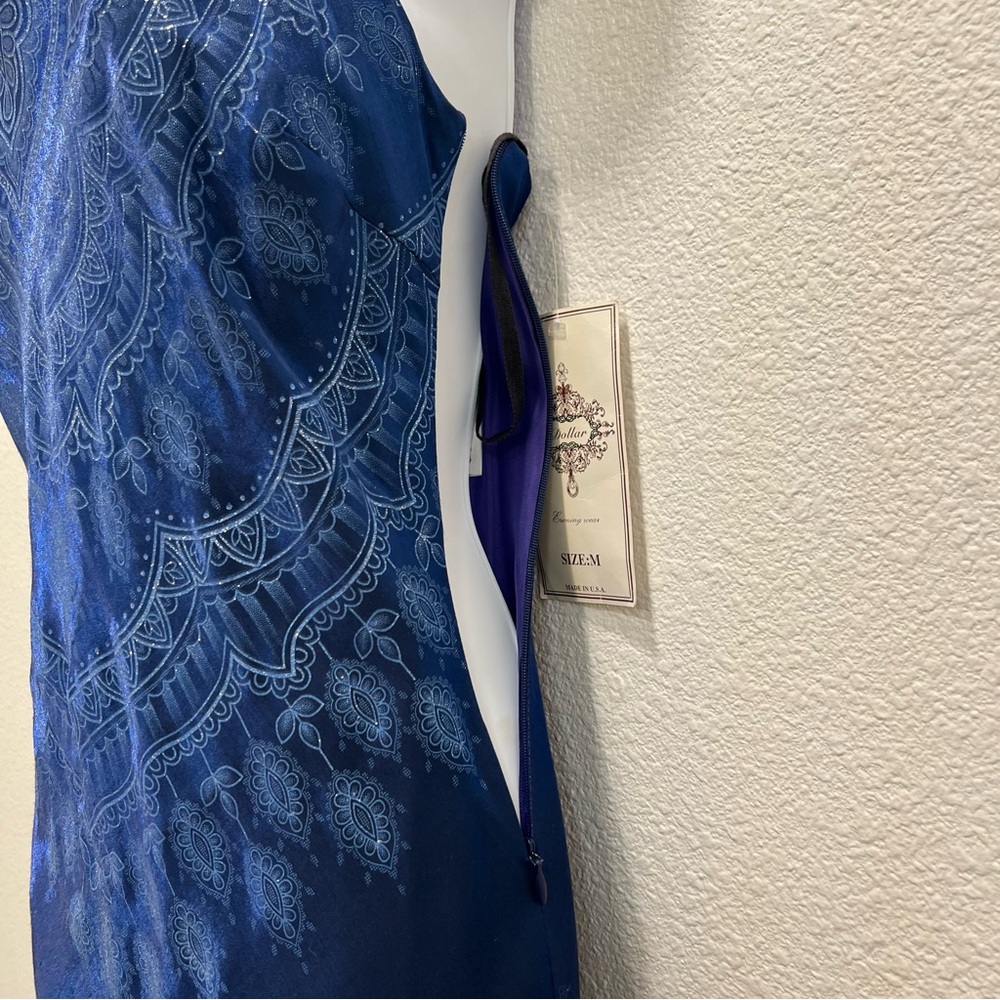NWT Vintage Y2K Dollar Blue Slip Dress Gown Medium Whimsigoth Fairy Grunge - Picture 6 of 10